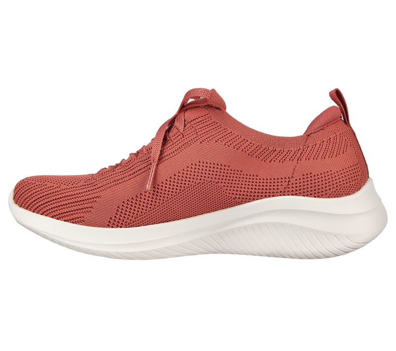 Dámské Slip On Skechers Ultra Flex 3.0 - Big Plan Červené | CZ.149854RST