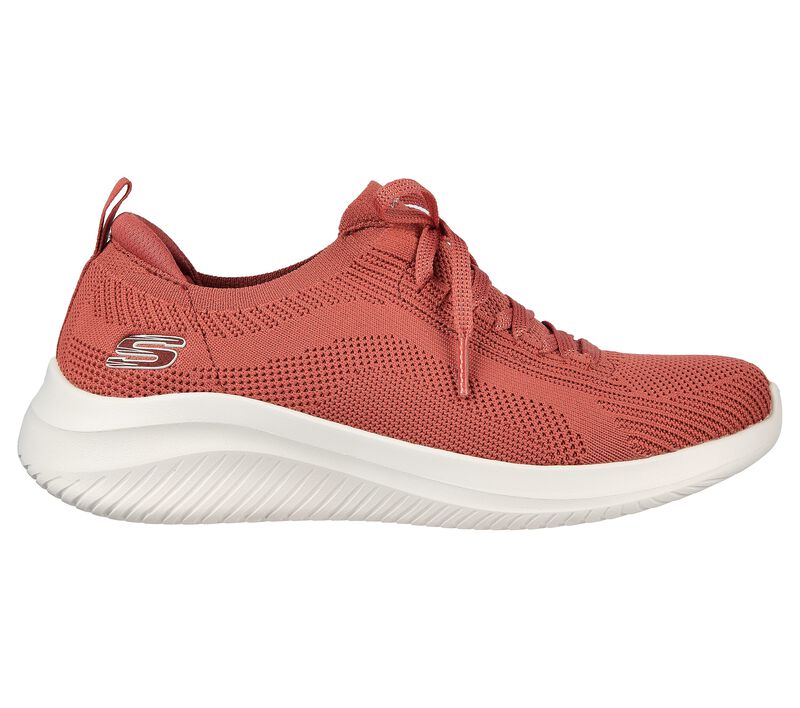 Dámské Slip On Skechers Ultra Flex 3.0 - Big Plan Červené | CZ.149854RST