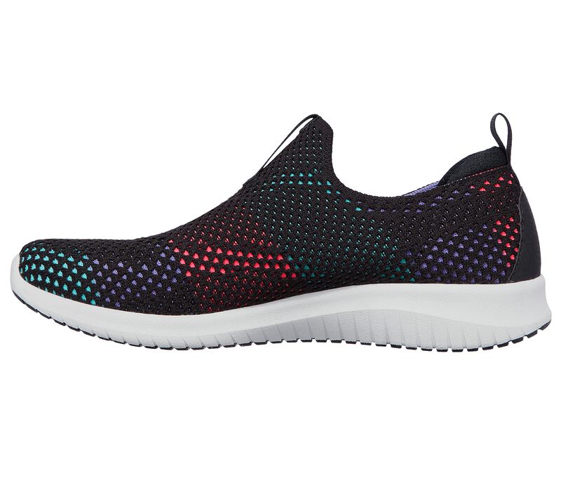 Dámské Slip On Skechers Ultra Flex Prime - Wondrous Gain Černé Viacfarebný | CZ.149397BKMT