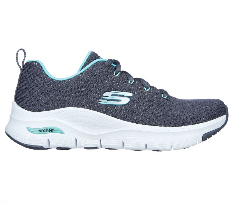 Dámské Sportovní Tenisky Skechers Arch Fit - Glee For All Šedé Tyrkysové | CZ.149713GYTQ