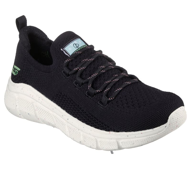 Dámské Sportovní Tenisky Skechers BOBS B Flex - Time Clash Černé | CZ.117301BLK