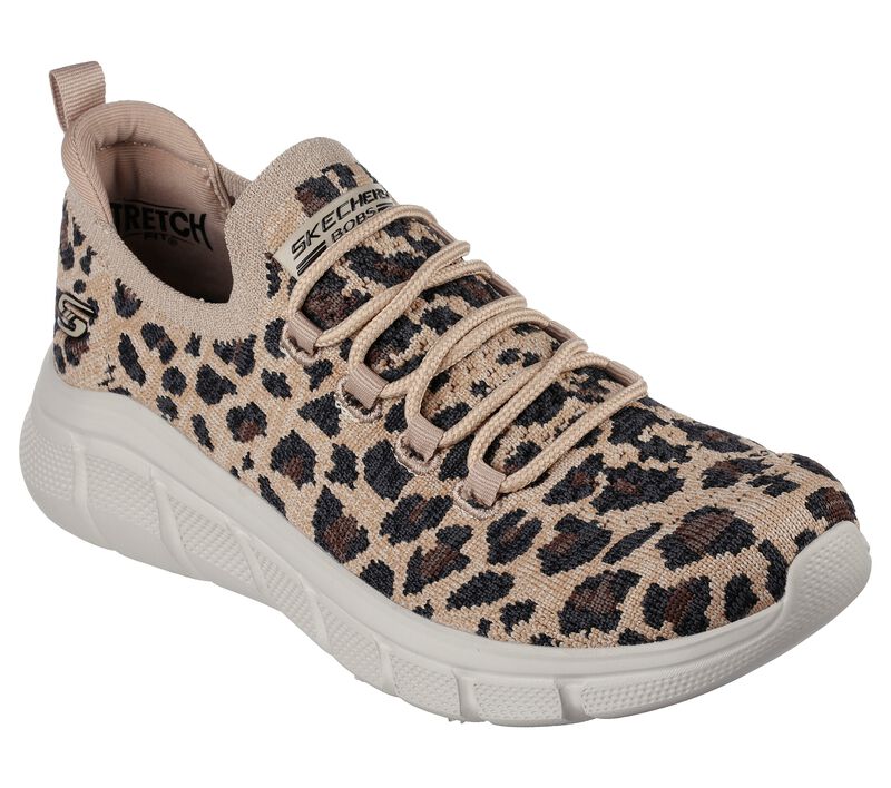 Dámské Sportovní Tenisky Skechers BOBS B Flex - Feline Prowess Leopard | CZ.117336LPD