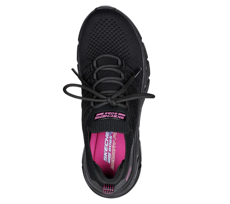 Dámské Sportovní Tenisky Skechers BOBS B Flex Hi - Leveled Ground Černé | CZ.117384BBK