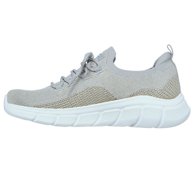 Dámské Sportovní Tenisky Skechers BOBS Sportovní B Flex - Fall Sparks Šedé Hnědé Zlaté | CZ.117113TPGD