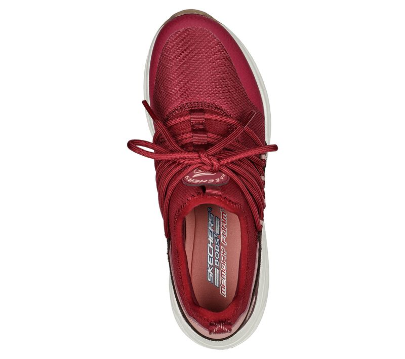 Dámské Sportovní Tenisky Skechers BOBS Sparrow 2.0 - Sonic Luv Vínové | CZ.117262BURG