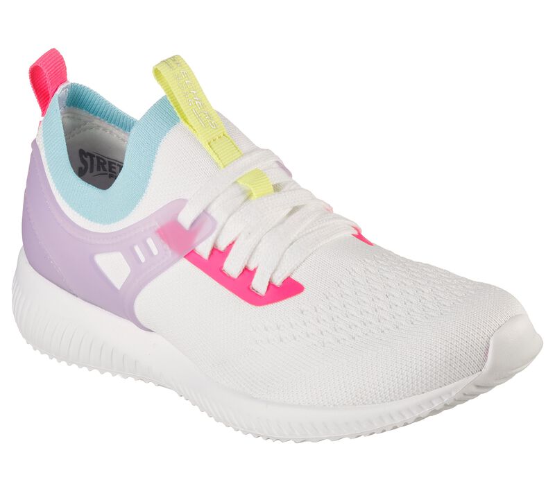 Dámské Sportovní Tenisky Skechers BOBS Squad Chaos - Jungle Gem Bílé Viacfarebný | CZ.117283WMLT