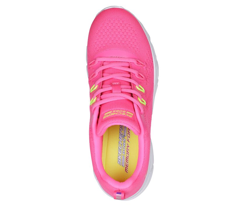 Dámské Sportovní Tenisky Skechers BOBS Sportovní B Flex Hi - Neon Galore Růžové | CZ.117383NPNK