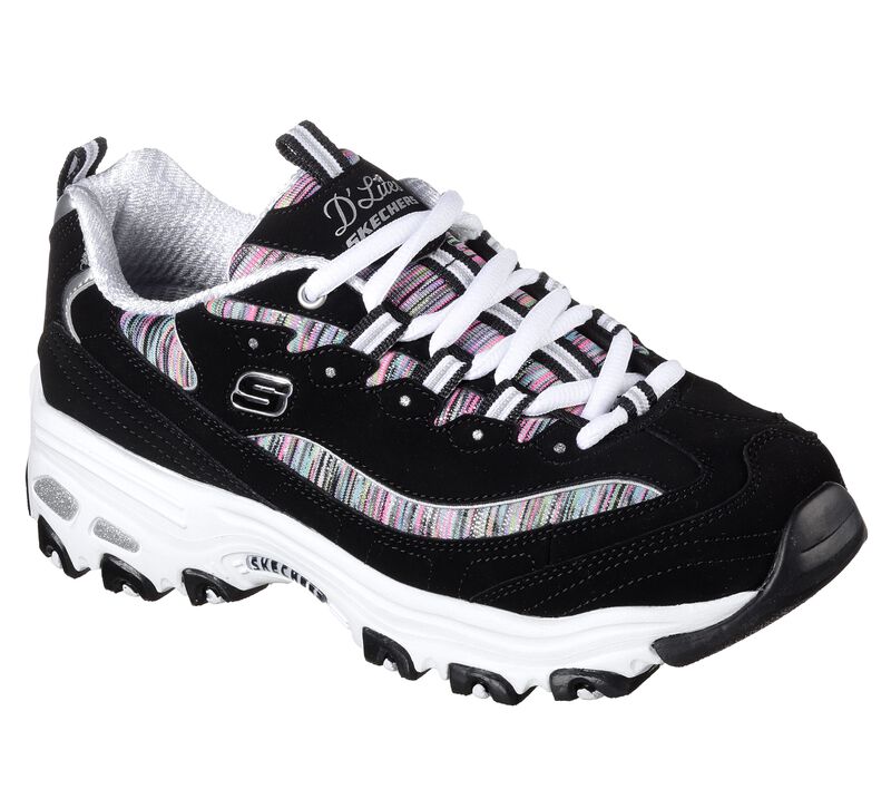 Dámské Sportovní Tenisky Skechers D\'Lites - Interlude Černé Viacfarebný | CZ.11978BKMT