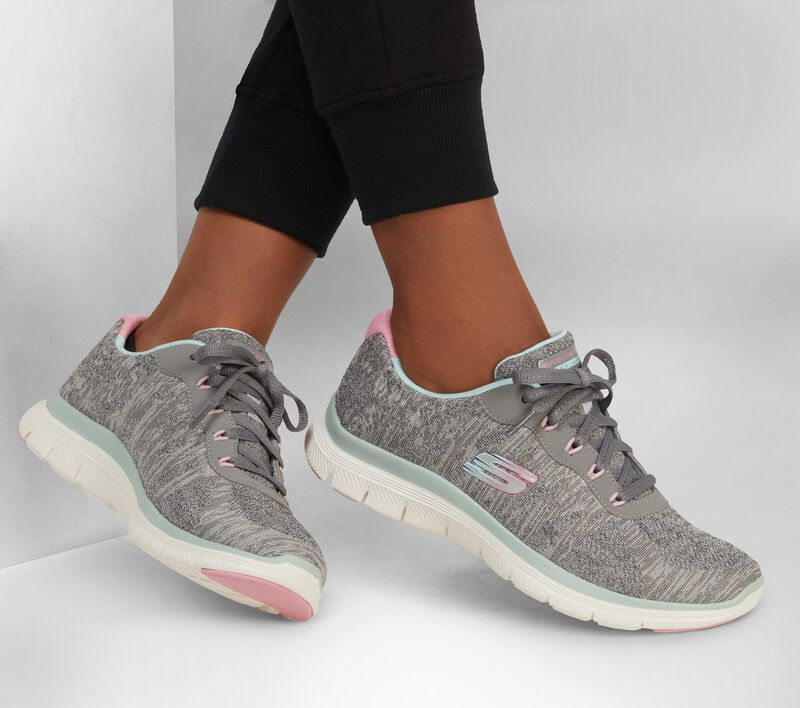 Dámské Sportovní Tenisky Skechers Flex Appeal 4.0 - Fresh Move Šedé Viacfarebný | CZ.149570GYMN