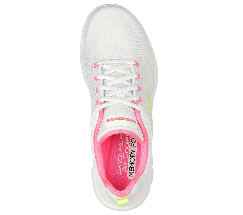 Dámské Sportovní Tenisky Skechers Flex Appeal 4.0 - Elegantní Ways Bílé Viacfarebný | CZ.149580WMLT