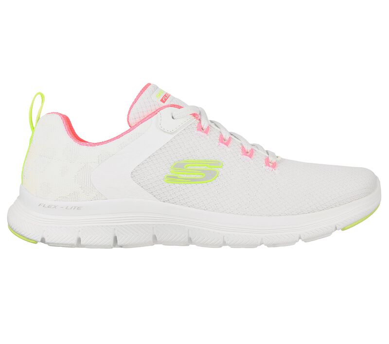 Dámské Sportovní Tenisky Skechers Flex Appeal 4.0 - Elegantní Ways Bílé Viacfarebný | CZ.149580WMLT