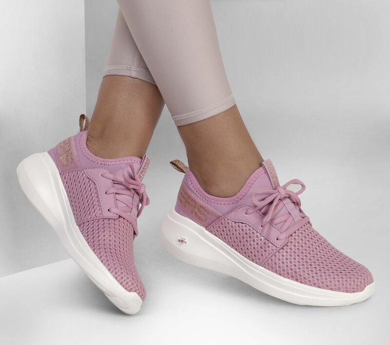 Dámské Sportovní Tenisky Skechers GO RUN FAST - Kaleidoscopic Růžové Zlaté | CZ.128888PKGD