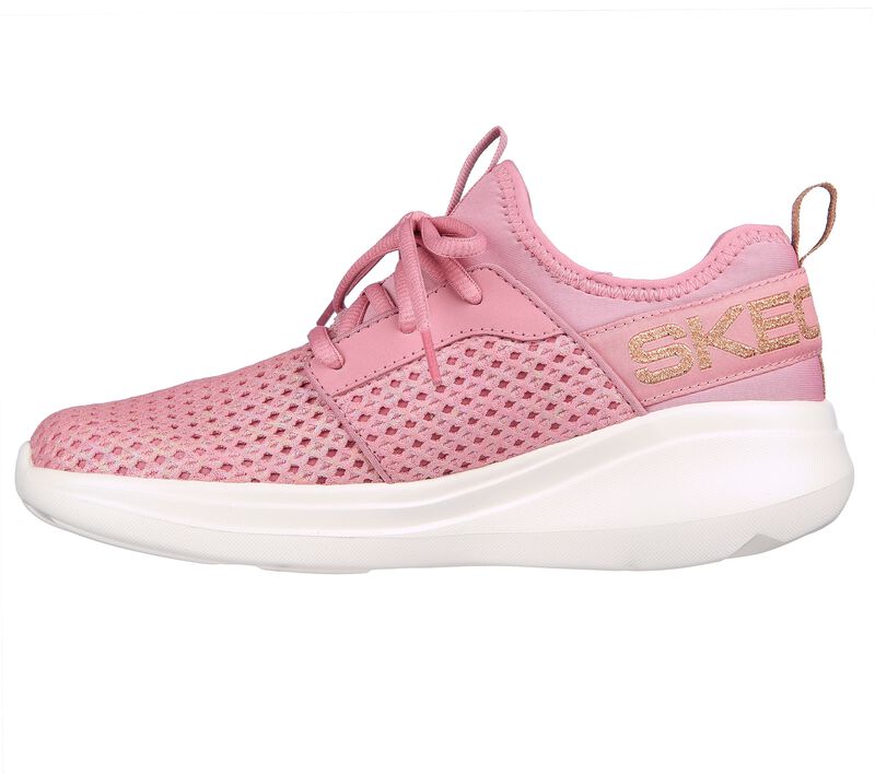 Dámské Sportovní Tenisky Skechers GO RUN FAST - Kaleidoscopic Růžové Zlaté | CZ.128888PKGD