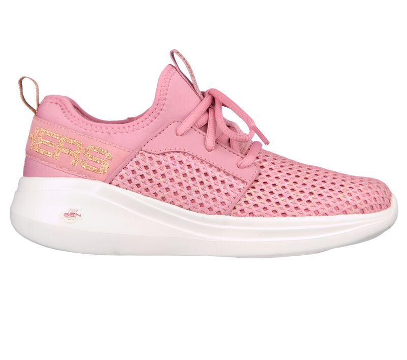 Dámské Sportovní Tenisky Skechers GO RUN FAST - Kaleidoscopic Růžové Zlaté | CZ.128888PKGD