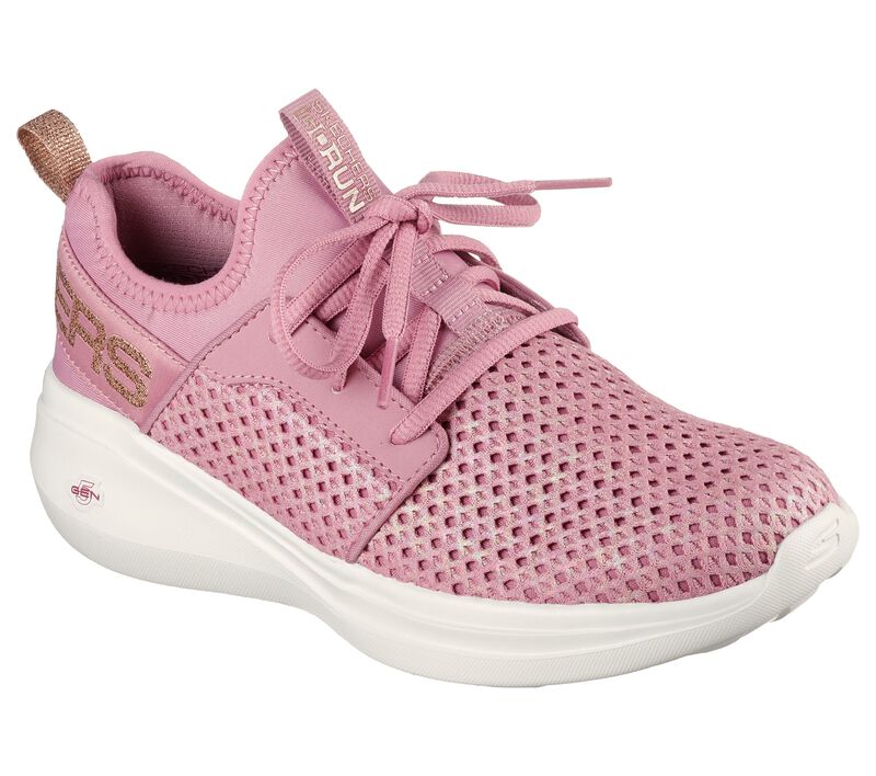 Dámské Sportovní Tenisky Skechers GO RUN FAST - Kaleidoscopic Růžové Zlaté | CZ.128888PKGD