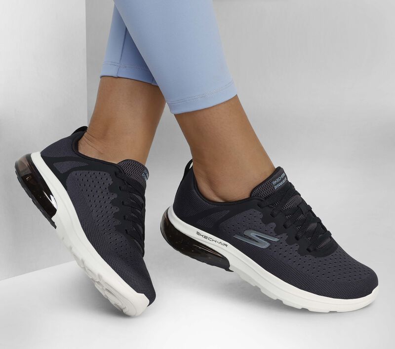 Dámské Sportovní Tenisky Skechers GO WALK Air 2.0 - Classy Summer Černé Světle Blankyt | CZ.124362BKLB