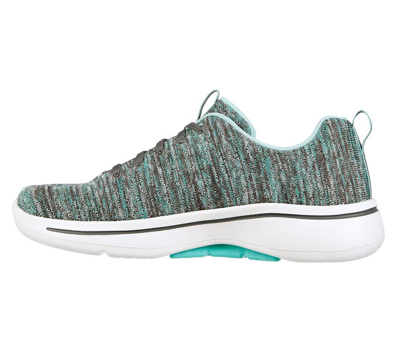 Dámské Sportovní Tenisky Skechers GO WALK Arch Fit - Glee Šedé Tyrkysové | CZ.124410CCTQ