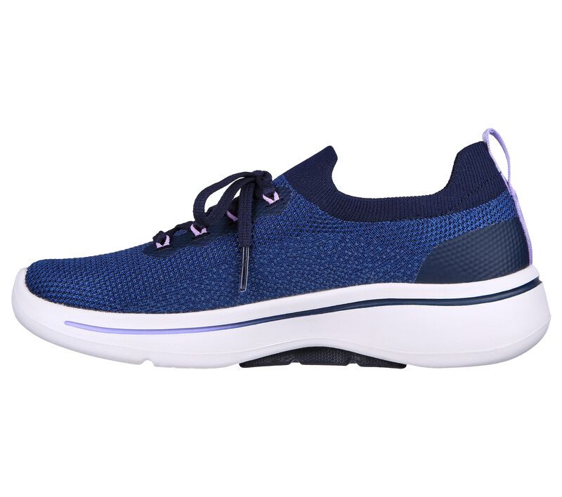 Dámské Sportovní Tenisky Skechers GO WALK Arch Fit - Clancy Tmavě Blankyt Levandule | CZ.124863NVLV