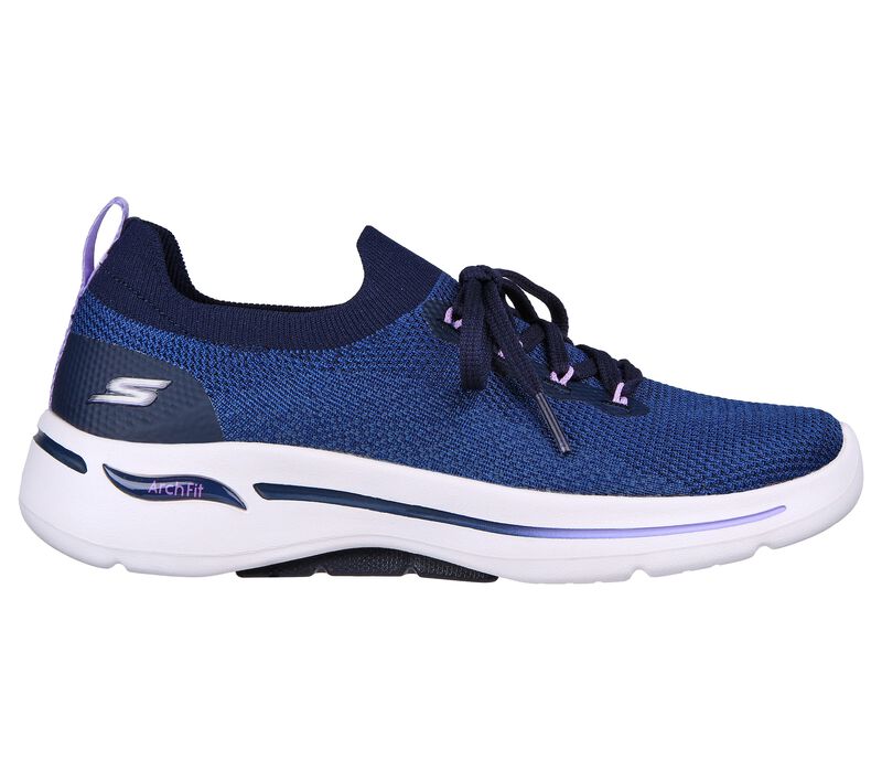 Dámské Sportovní Tenisky Skechers GO WALK Arch Fit - Clancy Tmavě Blankyt Levandule | CZ.124863NVLV