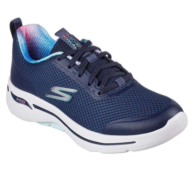 Dámské Sportovní Tenisky Skechers GO WALK Arch Fit - Fun Voyage Tmavě Blankyt Tyrkysové | CZ.124868NVTQ