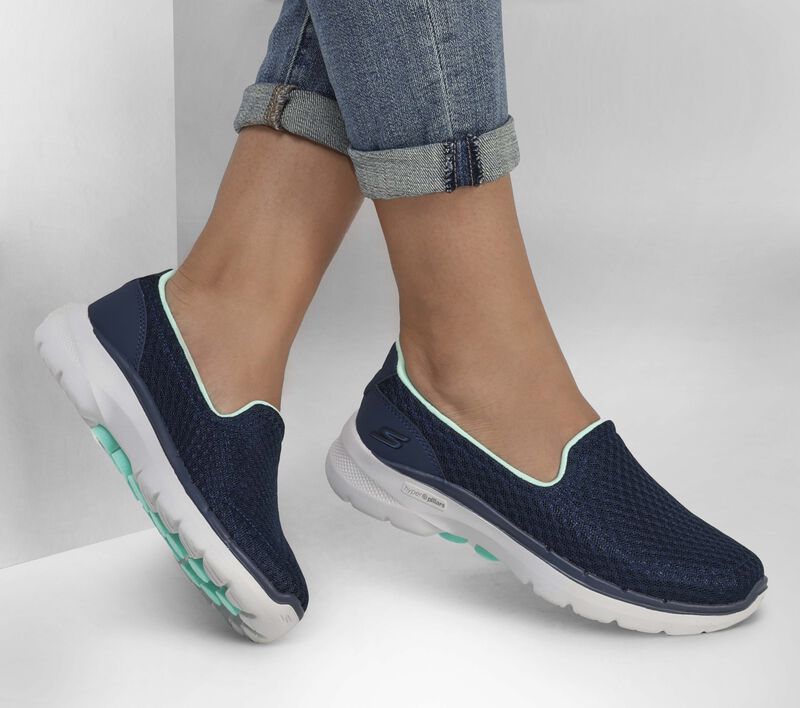 Dámské Sportovní Tenisky Skechers GOwalk 6 - Big Splash Tmavě Blankyt Tyrkysové | CZ.124508NVTQ