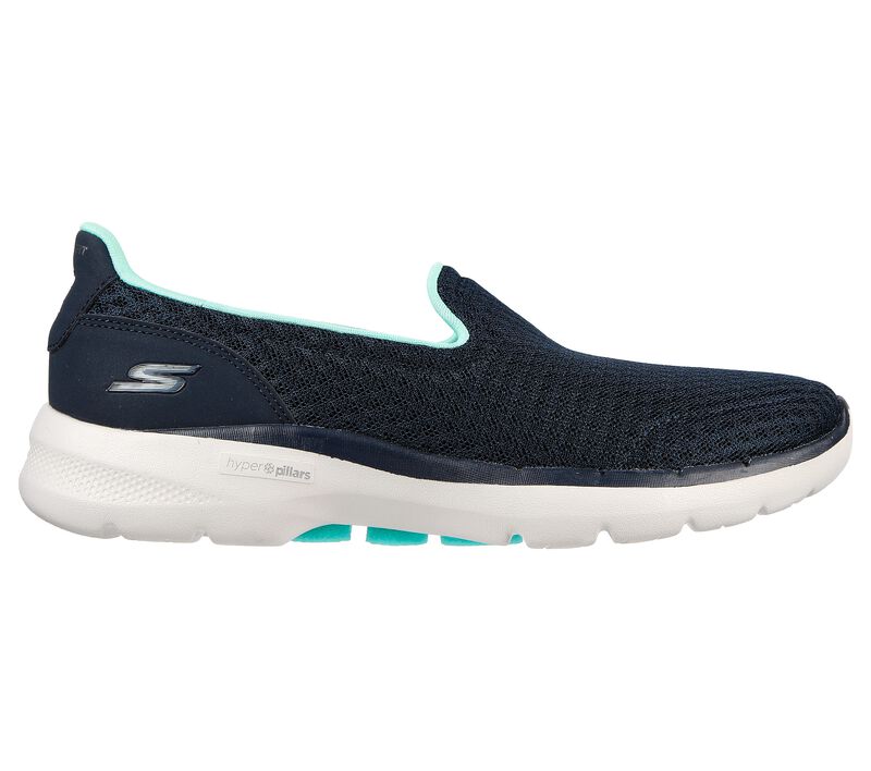 Dámské Sportovní Tenisky Skechers GOwalk 6 - Big Splash Tmavě Blankyt Tyrkysové | CZ.124508NVTQ