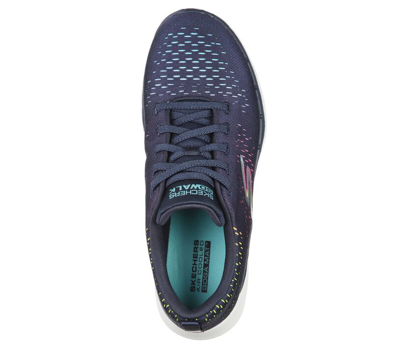 Dámské Sportovní Tenisky Skechers GOwalk 6 - Vibrant Energy Tmavě Blankyt Viacfarebný | CZ.124520NVMT