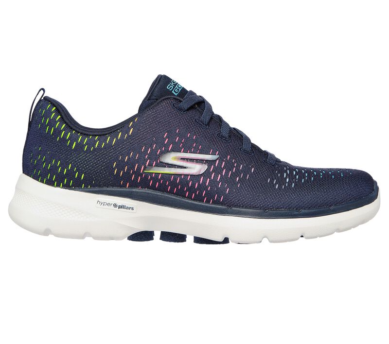 Dámské Sportovní Tenisky Skechers GOwalk 6 - Vibrant Energy Tmavě Blankyt Viacfarebný | CZ.124520NVMT