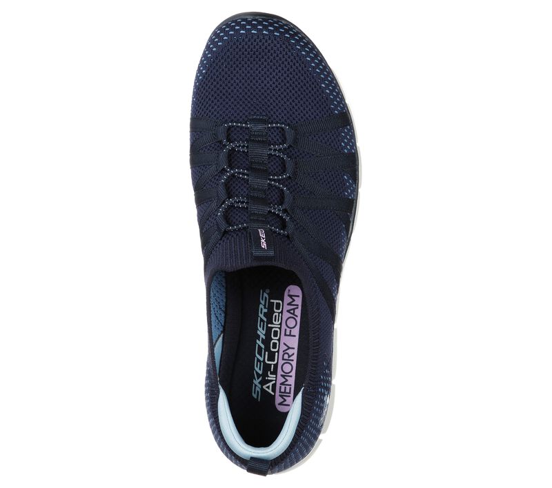 Dámské Sportovní Tenisky Skechers Gratis - Chic Newness Tmavě Blankyt | CZ.104152NVY