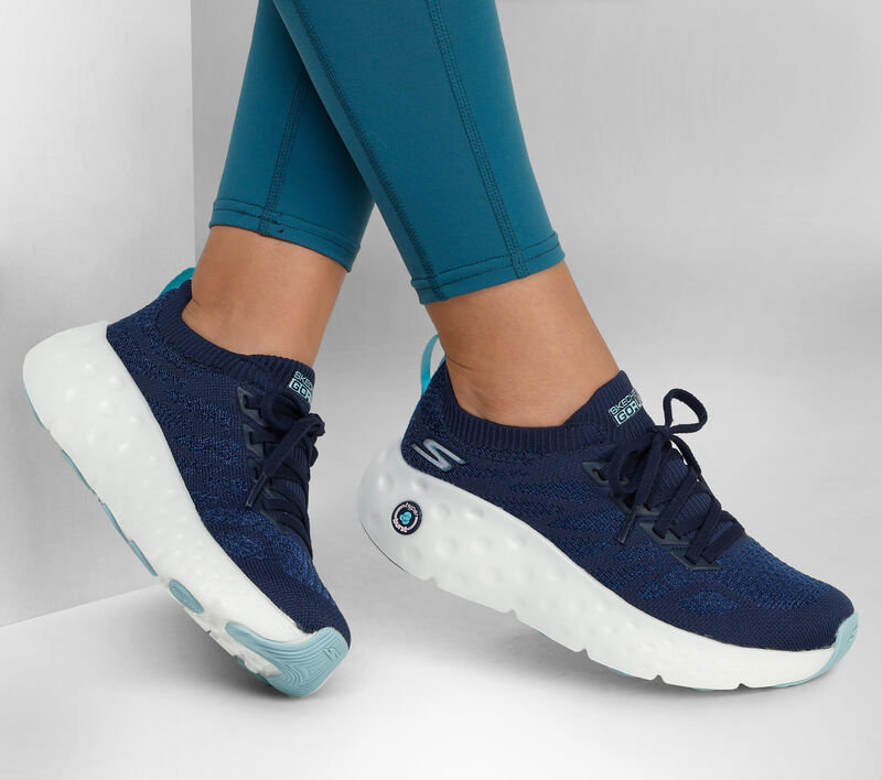 Dámské Sportovní Tenisky Skechers Max Cushioning Hyper Craze Bounce - Universal Tmavě Blankyt Blankyt | CZ.129270NVBL