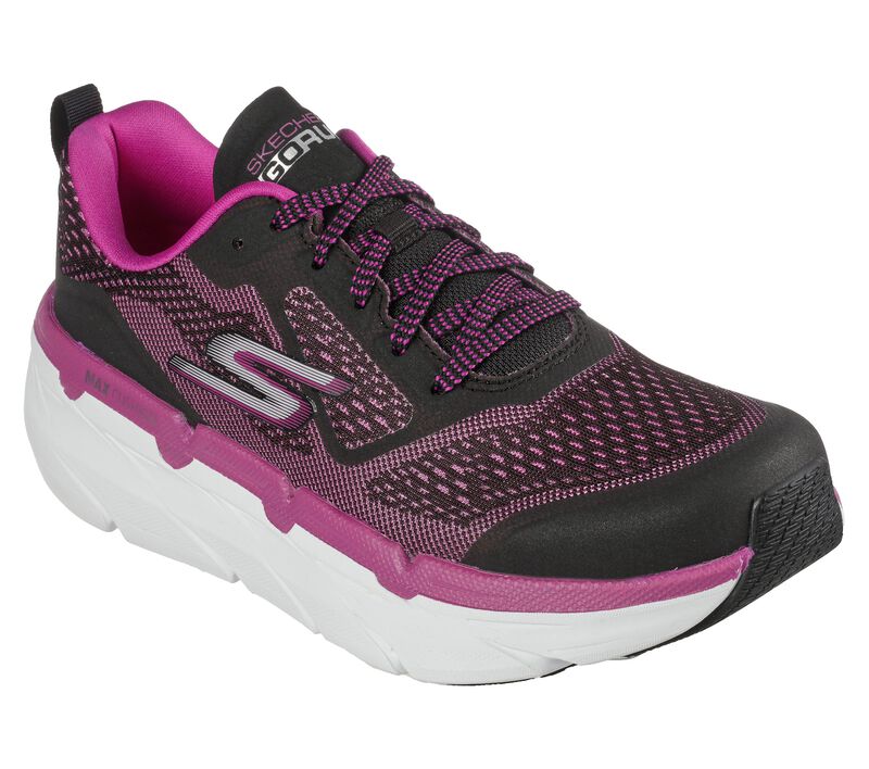 Dámské Sportovní Tenisky Skechers Max Cushioning Premier Černé Fialové | CZ.17690BKPR