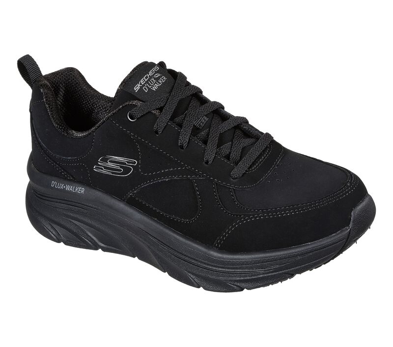 Dámské Sportovní Tenisky Skechers Relaxed Fit: D\'Lux Walker - Pure Pleasure Černé | CZ.149318BBK