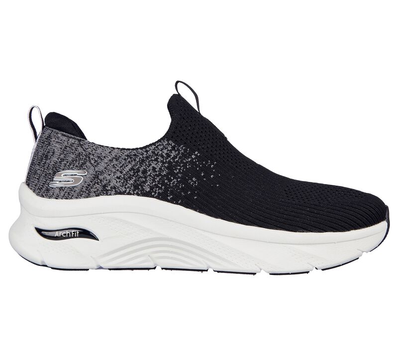 Dámské Sportovní Tenisky Skechers Relaxed Fit: Arch Fit D'Lux - Key Journey Černé | CZ.149684BLK