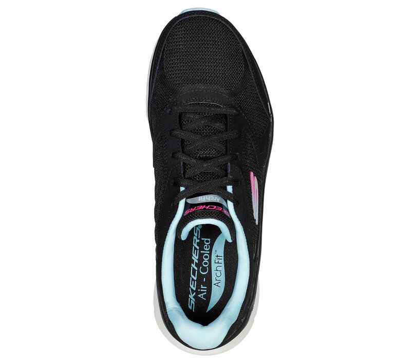 Dámské Sportovní Tenisky Skechers Relaxed Fit: Arch Fit D'Lux Černé Blankyt | CZ.149686BKBL