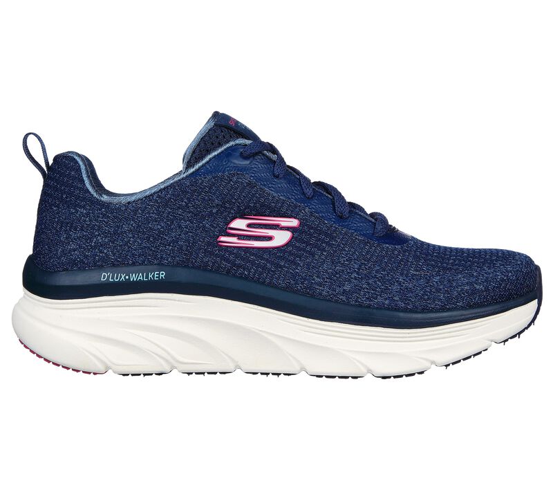 Dámské Sportovní Tenisky Skechers Relaxed Fit: D'Lux Walker - Daily Beauty Tmavě Blankyt | CZ.149815NVY