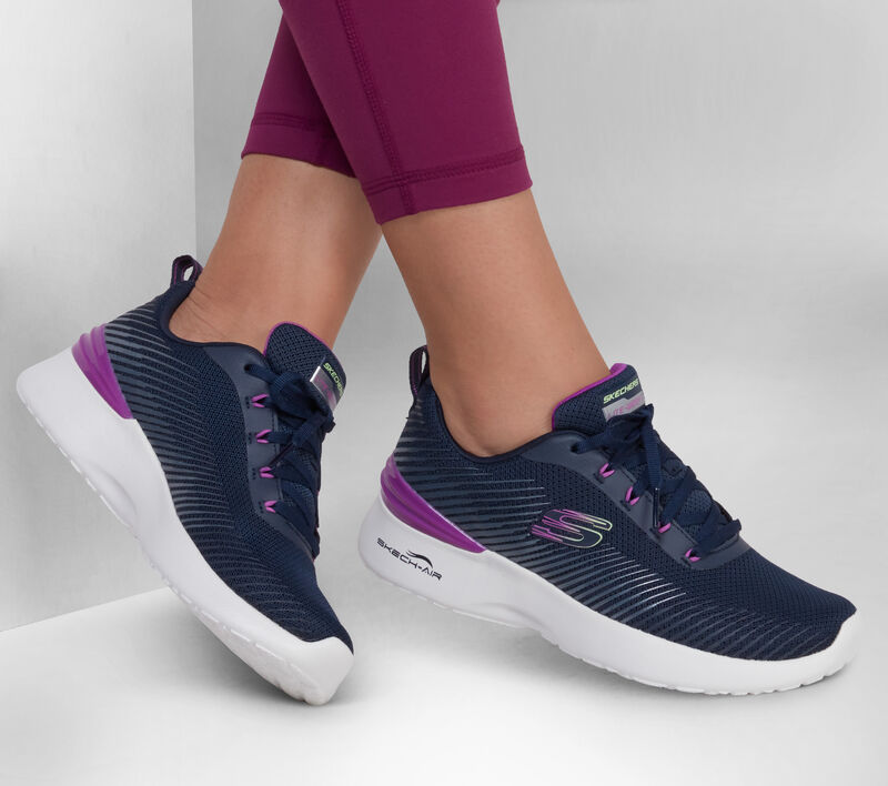 Dámské Sportovní Tenisky Skechers Skech-Air Dynamight - Luminosity Tmavě Blankyt Fialové | CZ.149669NVPR