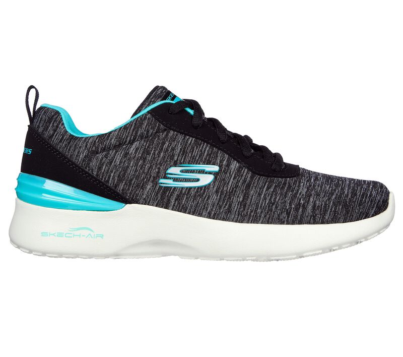 Dámské Sportovní Tenisky Skechers Skech-Air Dynamight - Pure Serene Černé Světle Tyrkysové | CZ.149751BKAQ