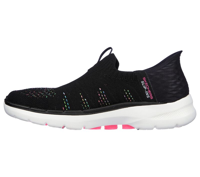 Dámské Sportovní Tenisky Skechers Slip-ins: GO WALK 6 - Valentina Černé Viacfarebný | CZ.124566BKMT