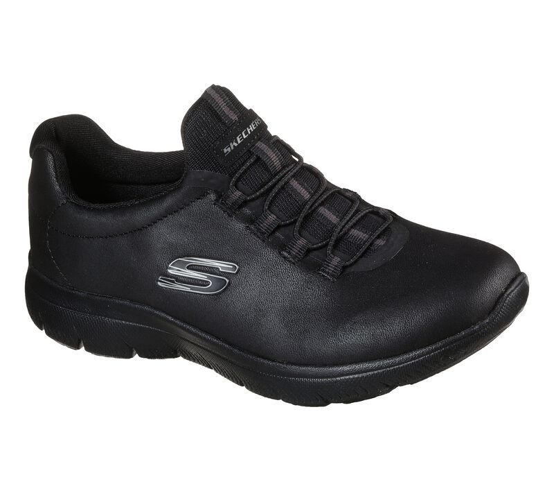 Dámské Sportovní Tenisky Skechers Summits - Oh So Smooth Černé | CZ.149200BBK