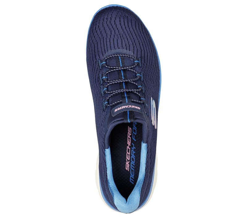 Dámské Sportovní Tenisky Skechers Summits - Next Wave Tmavě Blankyt Blankyt | CZ.149538NVBL