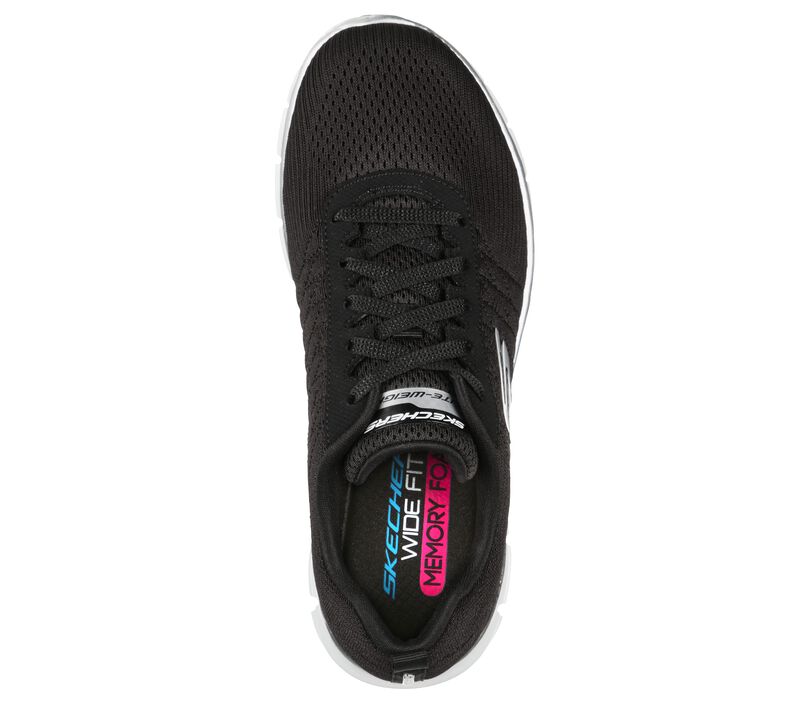 Dámské Sportovní Tenisky Skechers Synergy - Step It Up Černé Bílé | CZ.149278BKW