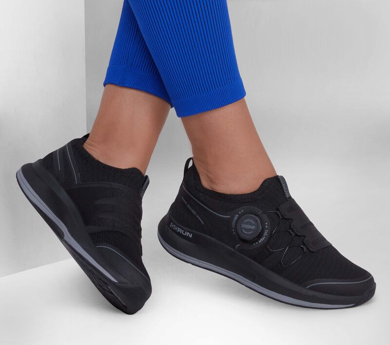 Dámské Sportovní Tenisky Skechers Twist Fit: GO RUN Pulse - Helix Černé | CZ.128670BBK