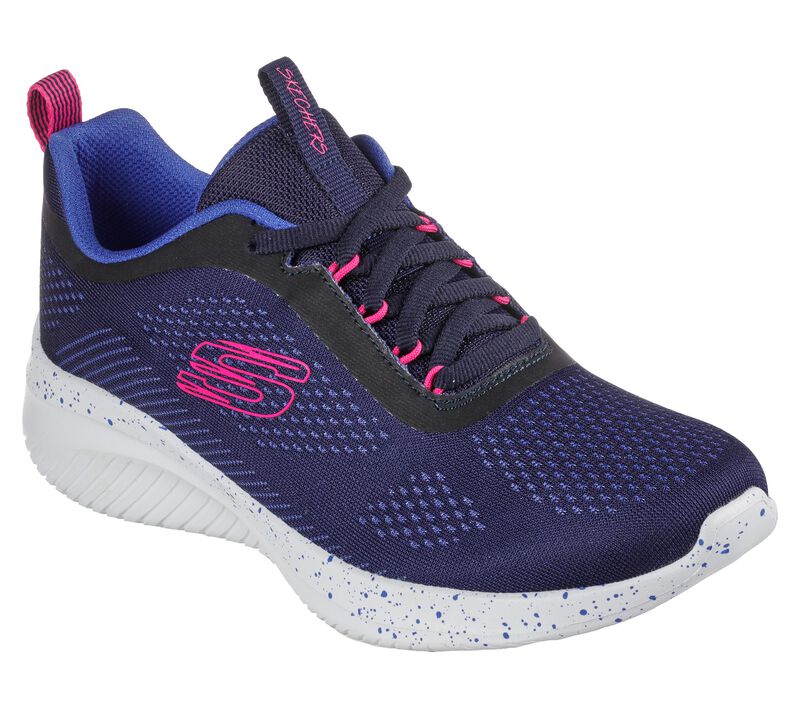 Dámské Sportovní Tenisky Skechers Ultra Flex 3.0 - New Horizons Tmavě Blankyt Růžové | CZ.149851NVPK