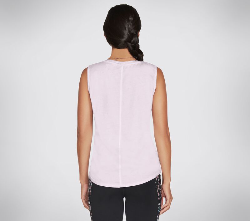 Dámské Topy Skechers Diamond Washha V-neck Tank Fialové Levandule | CZ.W1TT128PRLV