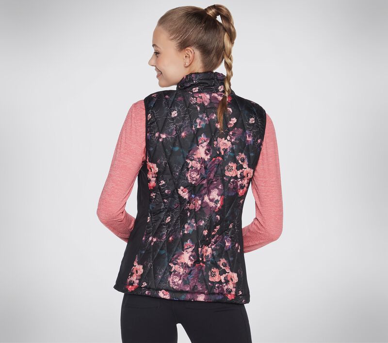 Dámské Topy Skechers GO WALK Linear Floral Diamond Vest Viacfarebný | CZ.WJA292MULT