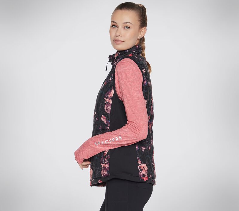 Dámské Topy Skechers GO WALK Linear Floral Diamond Vest Viacfarebný | CZ.WJA292MULT