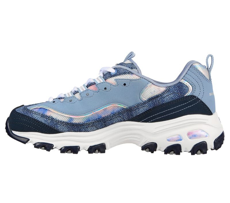 Dámské Šněrovací Boty Skechers D'Lites - Luscious Chic Tmavě Blankyt Viacfarebný | CZ.149251NVMT