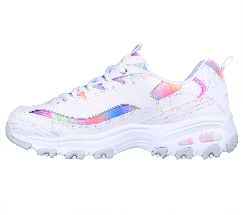 Dámské Šněrovací Boty Skechers D'Lites - Dreamy Sky Bílé Viacfarebný | CZ.149262WMLT