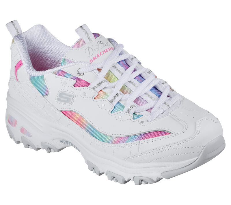 Dámské Šněrovací Boty Skechers D\'Lites - Dreamy Sky Bílé Viacfarebný | CZ.149262WMLT