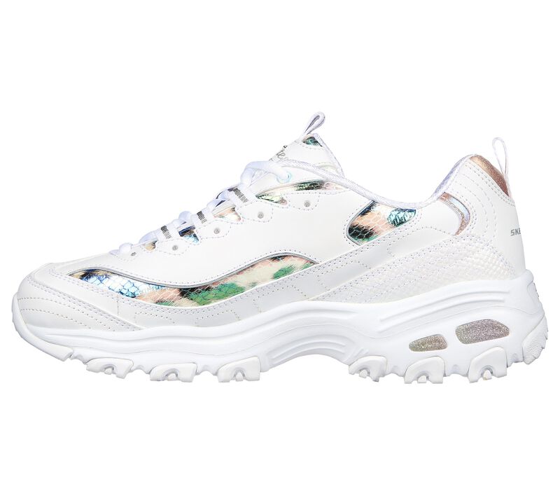 Dámské Šněrovací Boty Skechers D'Lites - Wild Star Bílé Viacfarebný | CZ.149264WMLT